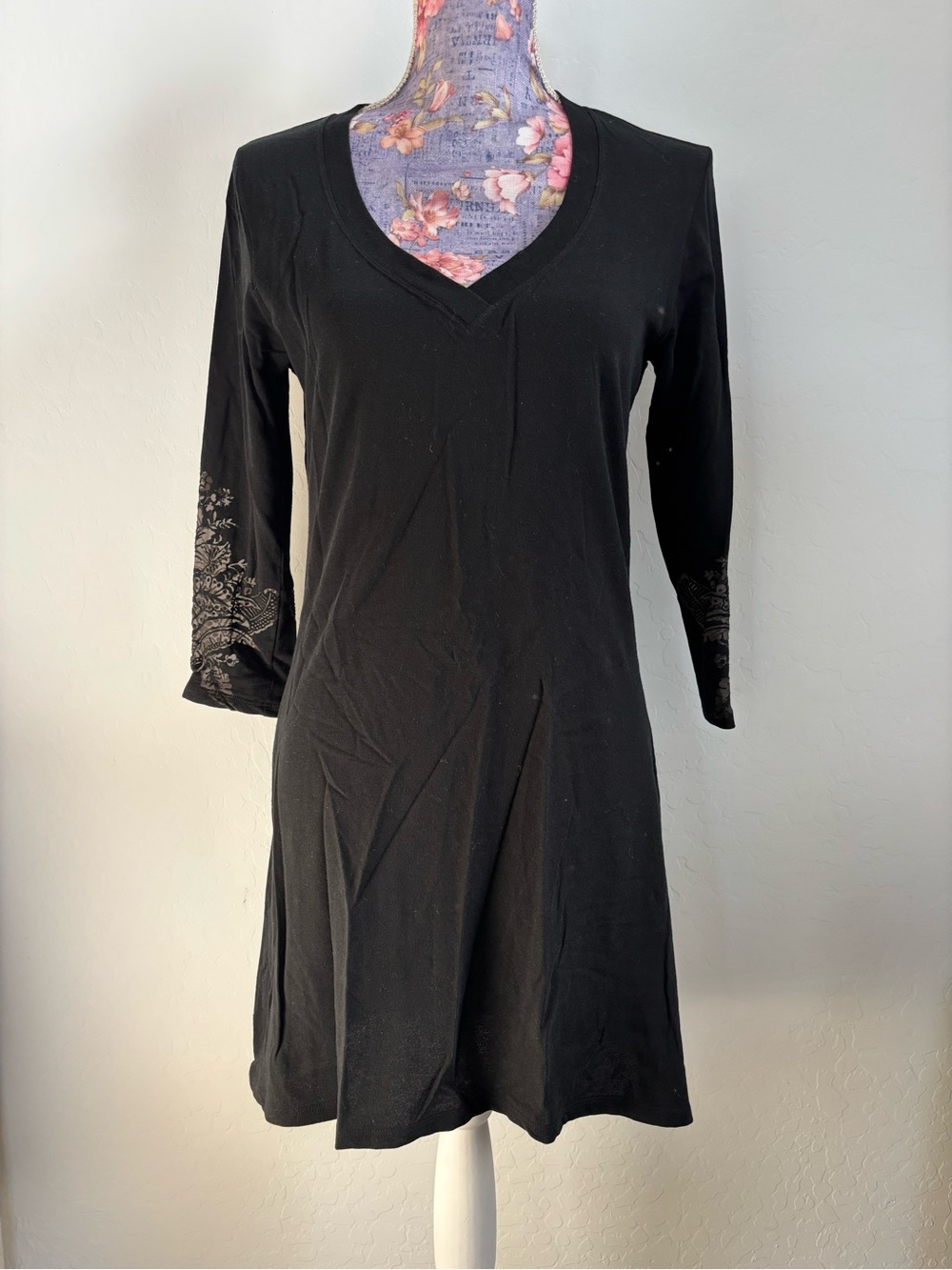 Etro Women’s Black V-Neck Dress